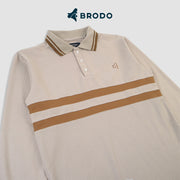BRODO - Line Court Polo Long Beige