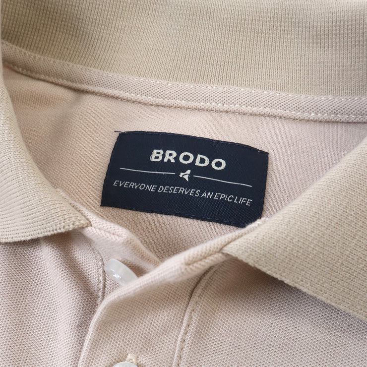 BRODO - Line Court Polo Long Beige