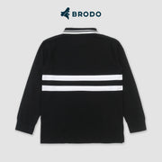 BRODO - Line Court Polo Long Black