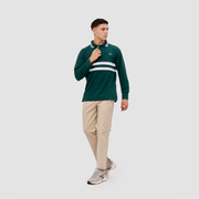 BRODO - Line Court Polo Long Olive