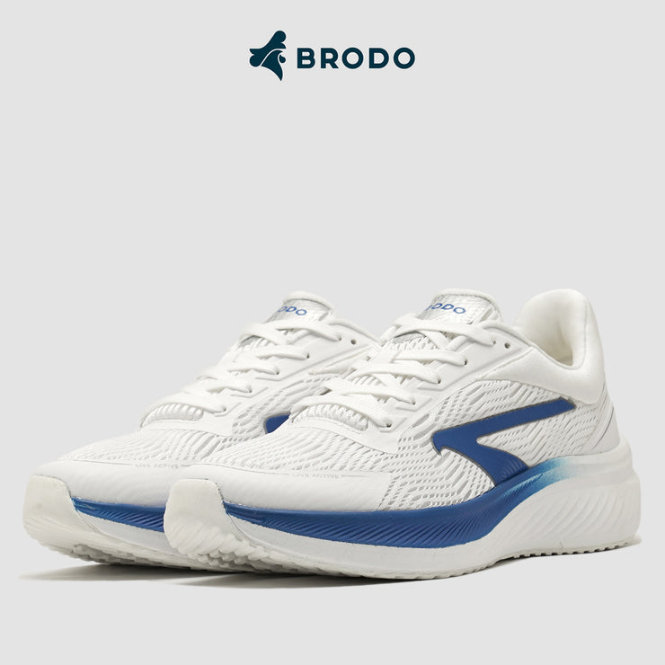 BRODO -  Running Shoes Active Inizio White Blue