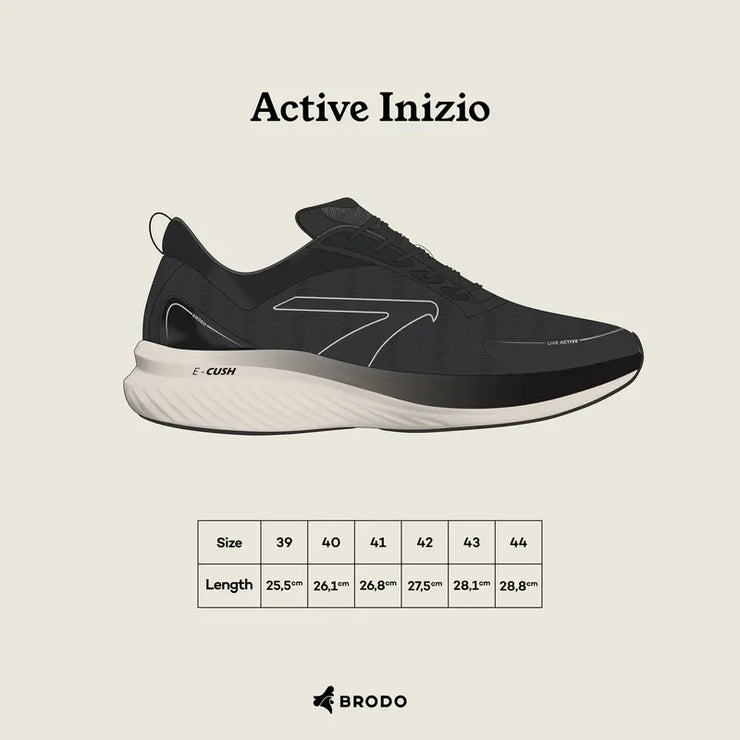BRODO -  Running Shoes Active Inizio White Blue