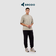 BRODO - Vita Oversized Tees Khaki