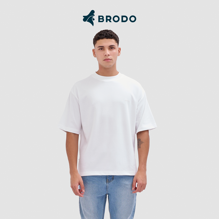 BRODO - Vita Oversized Tees White