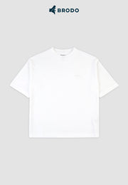 BRODO - Vita Oversized Tees White