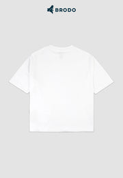 BRODO - Vita Oversized Tees White