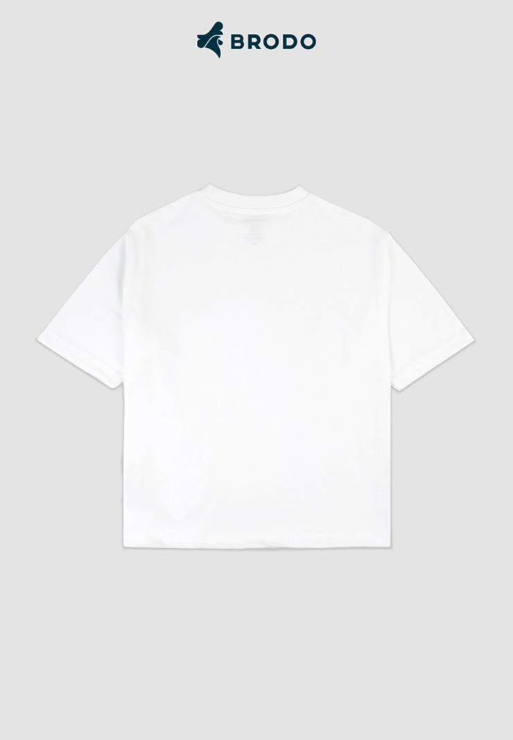 BRODO - Vita Oversized Tees White