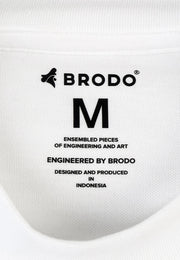 BRODO - Vita Oversized Tees White
