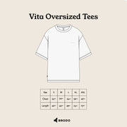 BRODO - Vita Oversized Tees White
