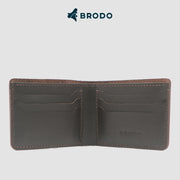 BRODO - Fetta Leather Wallet Brown