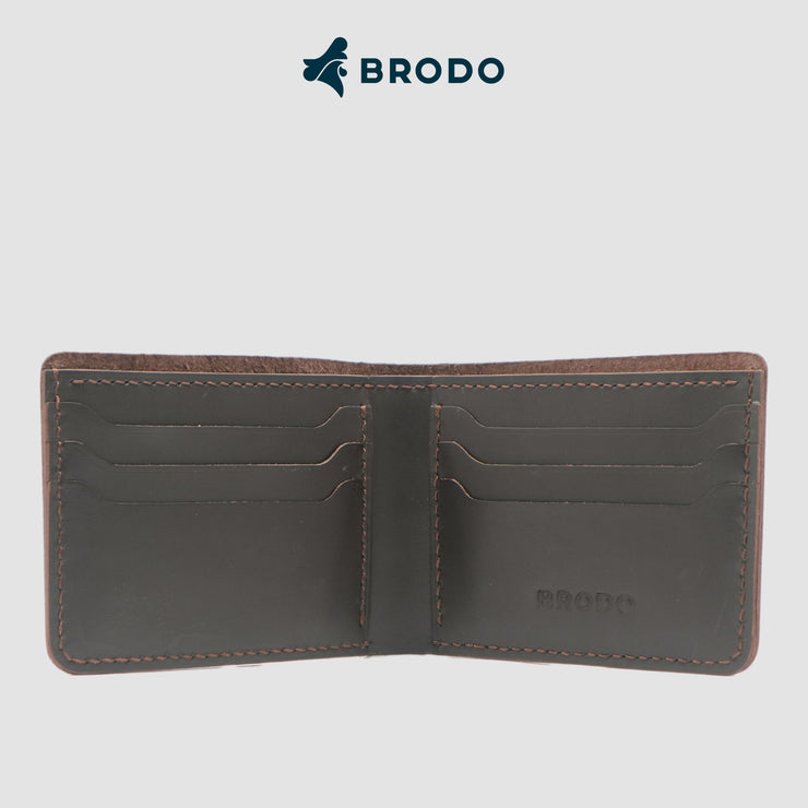 BRODO - Fetta Leather Wallet Brown