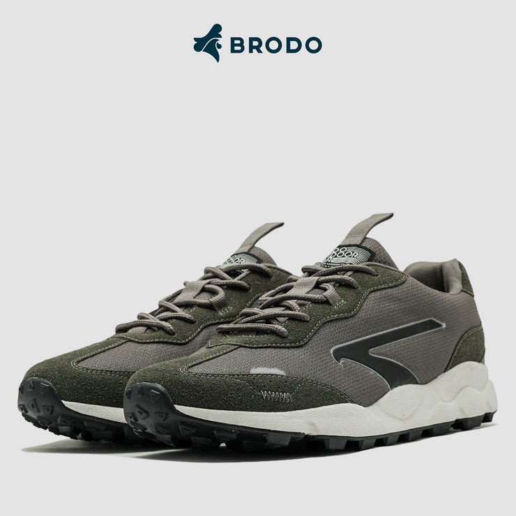 BRODO - Sneakers Ferrata Dark Olive OWS