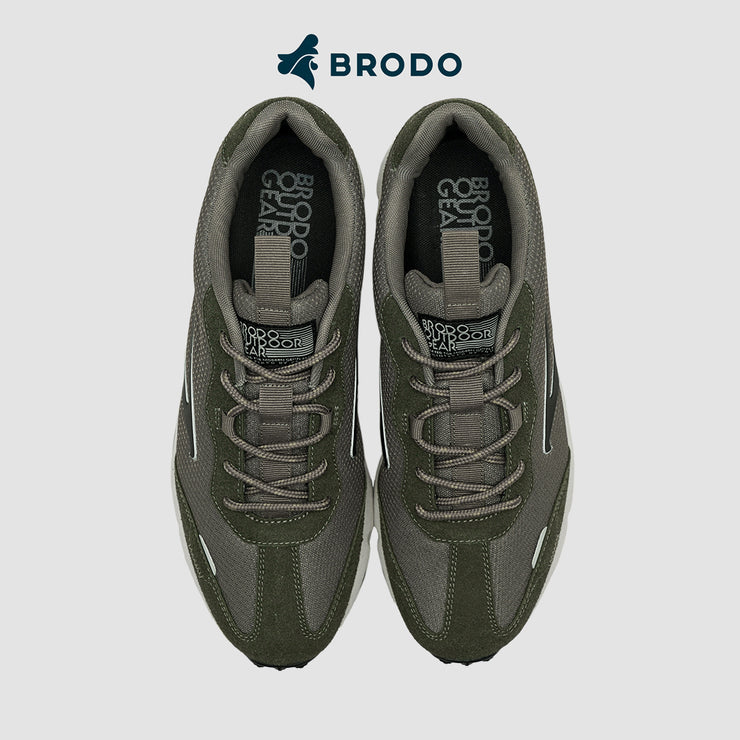 BRODO - Sneakers Ferrata Dark Olive OWS