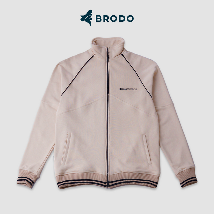 BRODO - Chaqueta Tracktop Jacket Beige