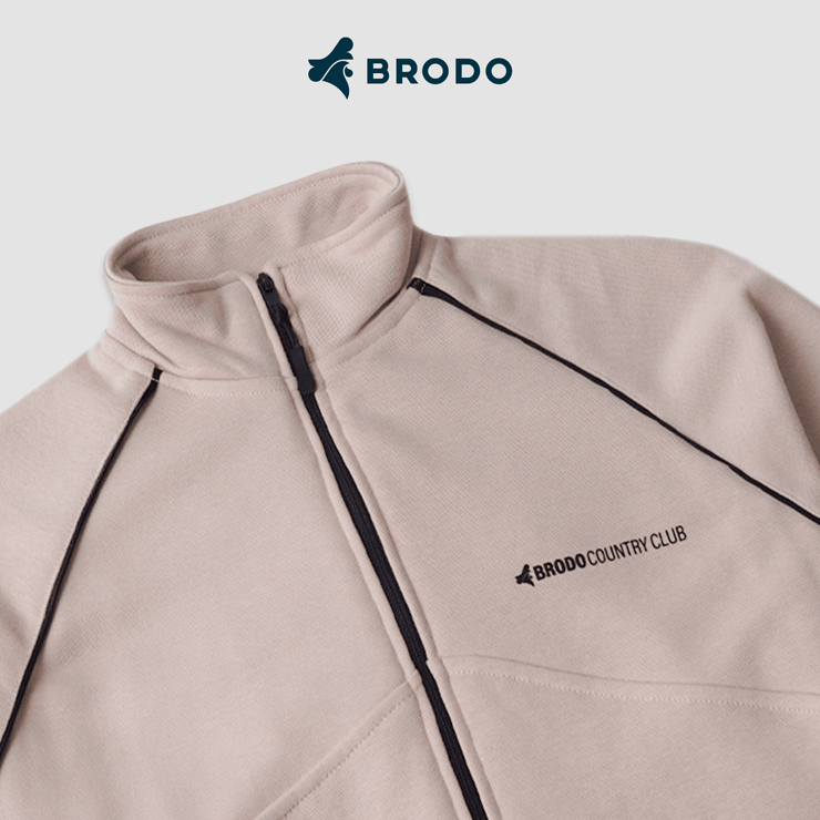 BRODO - Chaqueta Tracktop Jacket Beige
