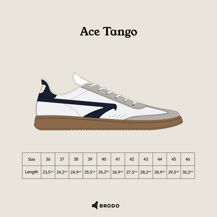 BRODO - Sneakers Ace Tango White OWS