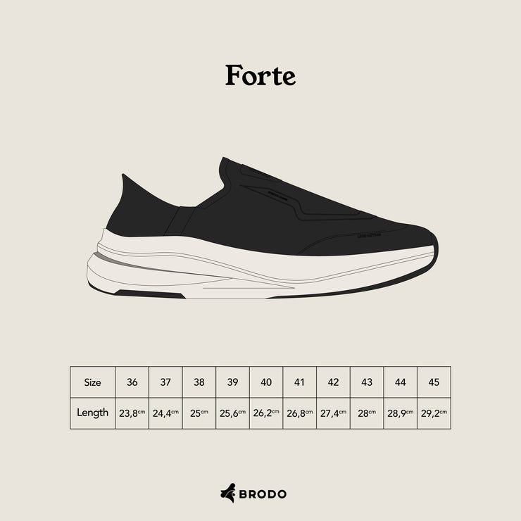 BRODO - Sneakers Forte Slip On Black WS