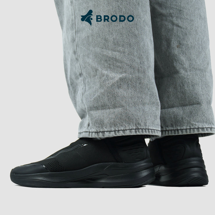 BRODO - Sneakers Forte Slip On Full Black