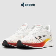 BRODO - Running Shoes Active Venturi White Lava Red