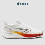 BRODO - Running Shoes Active Venturi White Lava Red