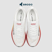 BRODO - Running Shoes Active Venturi White Lava Red