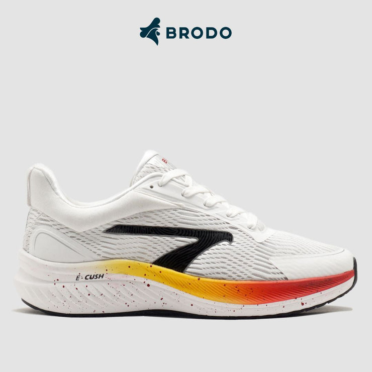 BRODO - Running Shoes Active Inizio White Lava Red