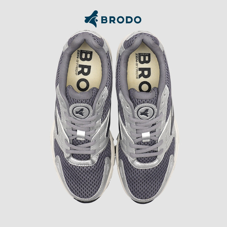 BRODO - Sneakers Ace Neptune Silver Smoke OWS
