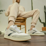 BRODO - Sneakers Ace Tennis Ivory Olive
