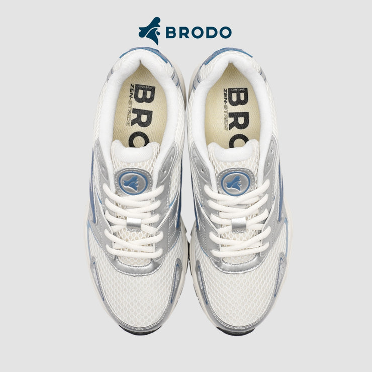BRODO - Sneakers Ace Neptune Silver Blue OWS