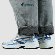 BRODO - Sneakers Ace Neptune Silver Blue OWS