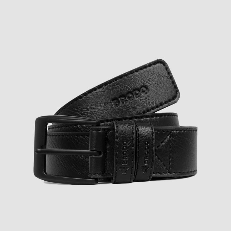 Brama Synthetic Leather Belt Black