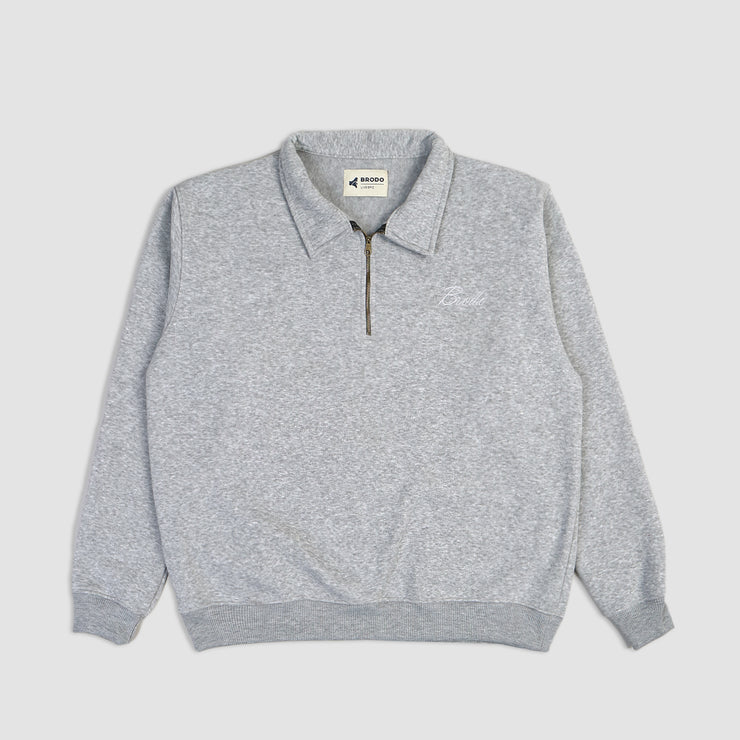 Halfzip Casual Misty Grey