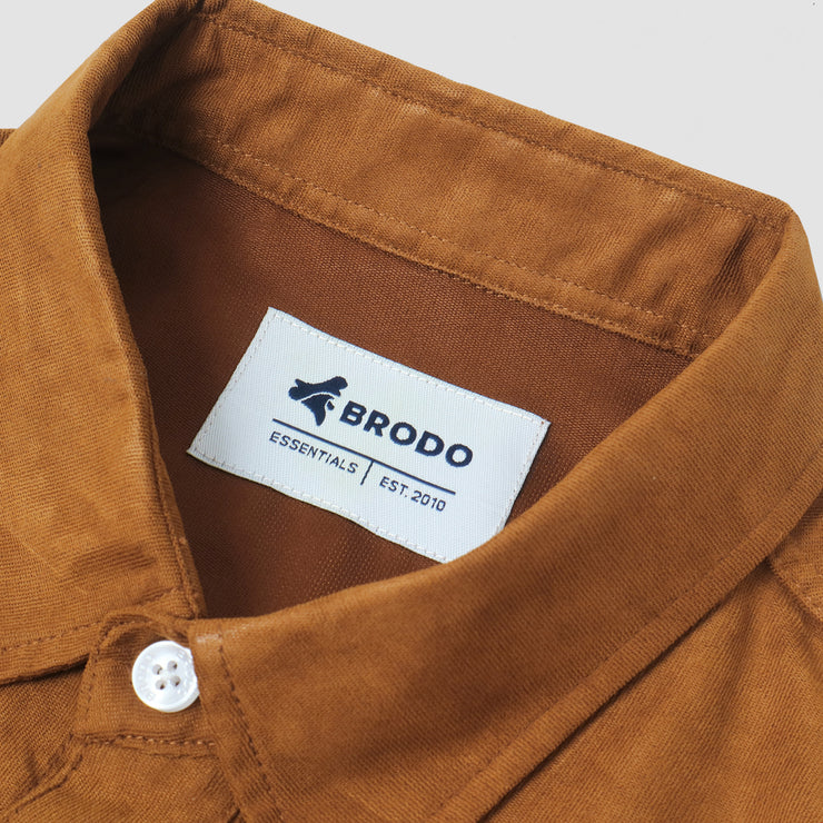 Broshirt Long Corduroy Camel