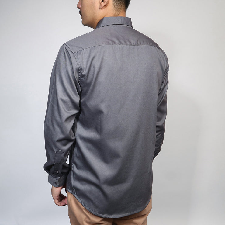 Broshirt Long Formal Grey