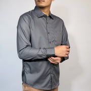 Broshirt Long Formal Grey