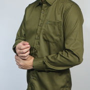 Broshirt Long Formal Olive