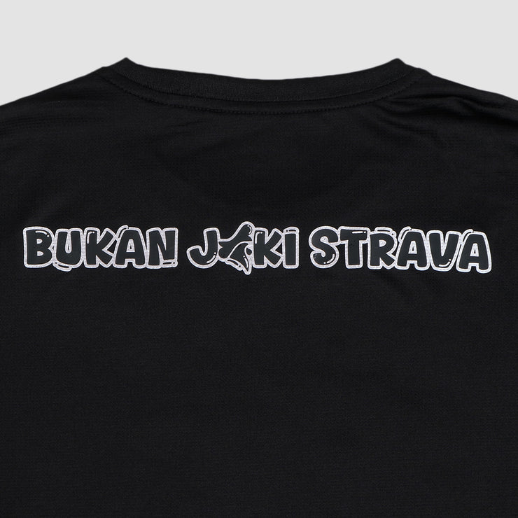 Bukan Joki Strava Active Jersey Running Black