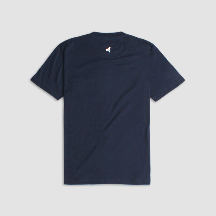 Curved Tees Navy