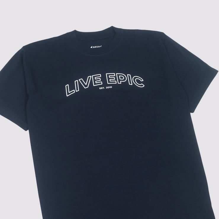 Curved Tees Navy