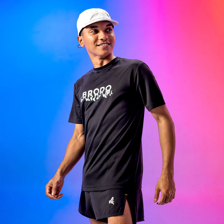 Bukan Joki Strava Active Jersey Running Black