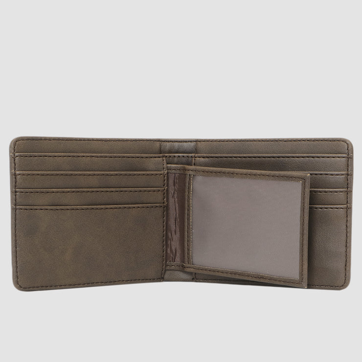 Falten Synthetic Wallet Brown