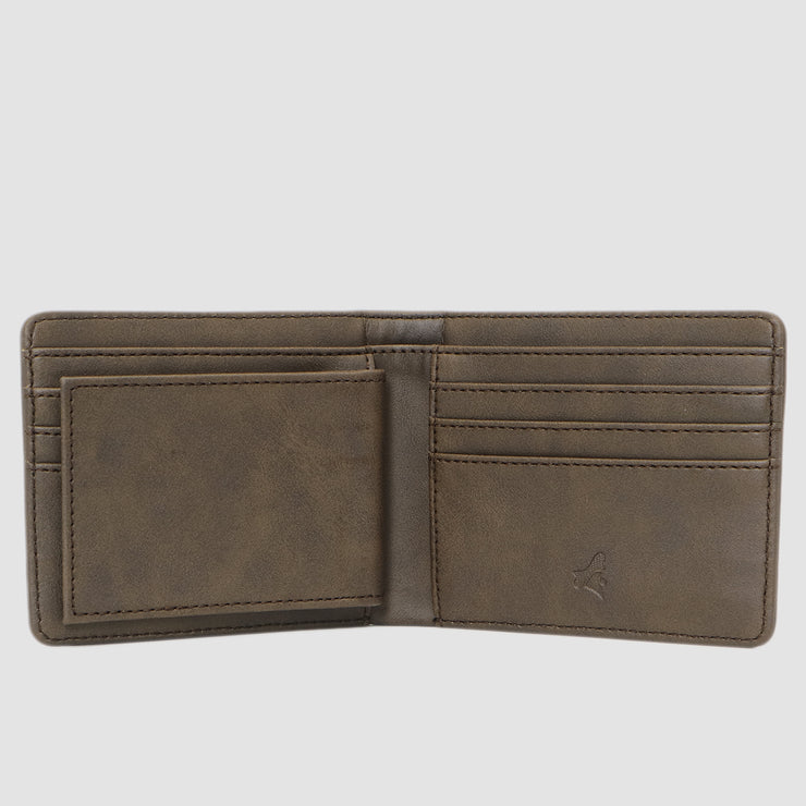 Falten Synthetic Wallet Brown