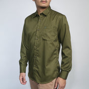 Broshirt Long Formal Olive