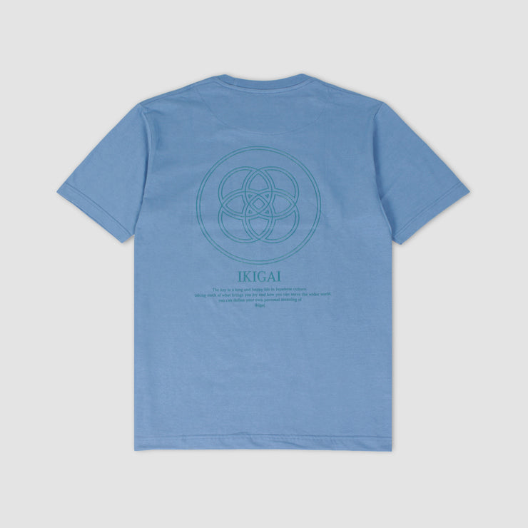 Ikigai Tees Steel Blue