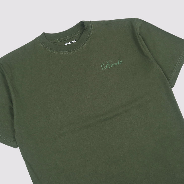 Lettere Tees Olive