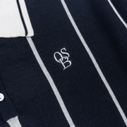 Brodo x Oxford Society - Larkins Lane Knit Polo - Navy