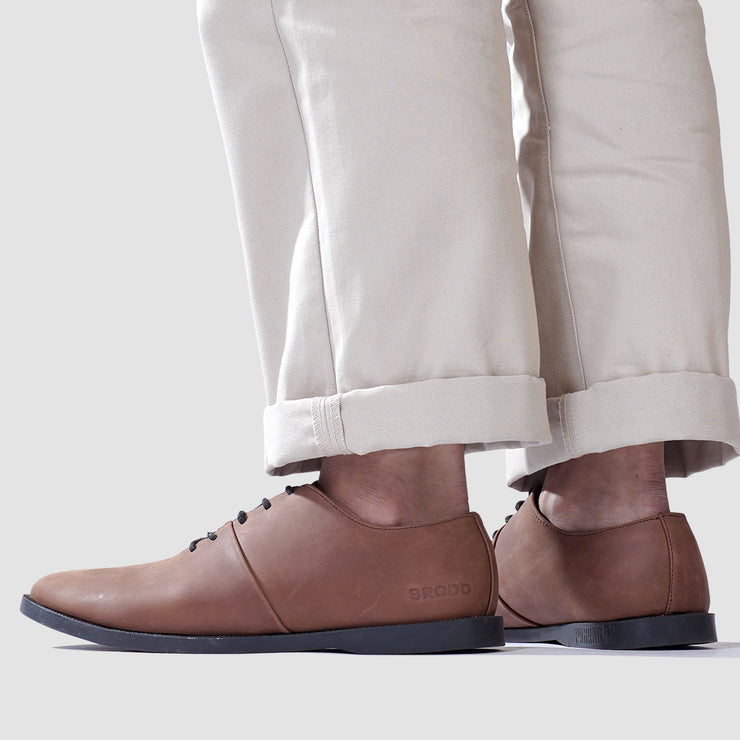 BRODO - Sepatu Signore Low Dark Choco BS