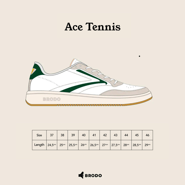 Ace Tennis Ivory Olive