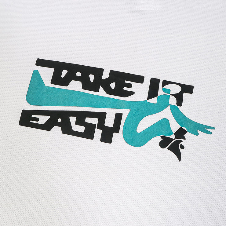 Take It Easy Active Jersey Running White