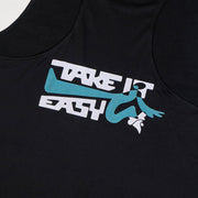 Take It Easy Active Tanktop Running Black